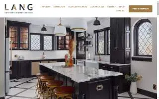 Lang Custom Cabinet Design website