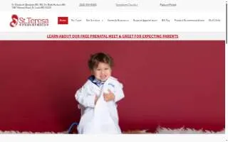 St. Teresa Pediatrics of Webster Groves website