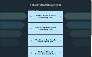 The Center for Family Law of Webster Groves website