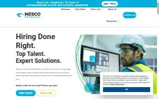 Nesco Resource | Staffing Services of Bardstown website