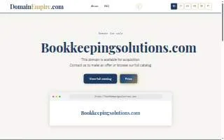 Bookkeeping Solutions of Wildwood website
