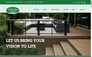 Fence & Deck Depot of Wildwood website