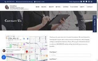 Coastal Consultants website