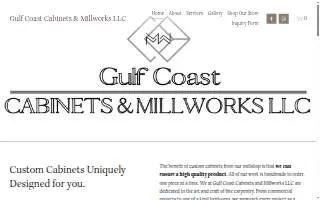 Gulf Coast Cabinets & Millworks LLC website