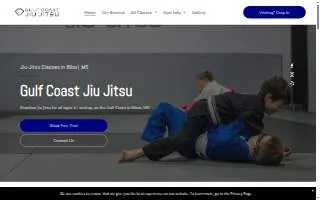 Gulf Coast Jiu Jitsu website