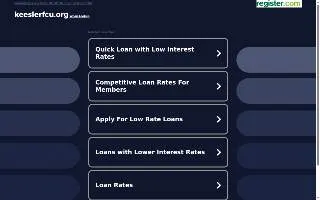 Keesler Federal Credit Union Biloxi Branch website