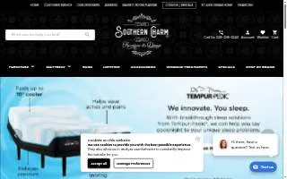Southern Charm Furniture & Design of Biloxi website
