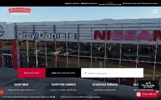 Gray-Daniels Nissan Brandon website