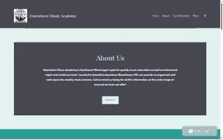 Downtown Music Academy of Brookhaven website