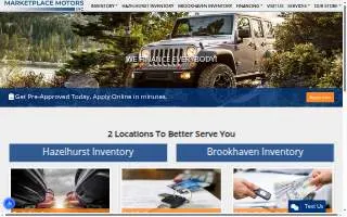 Marketplace Motors, Inc website
