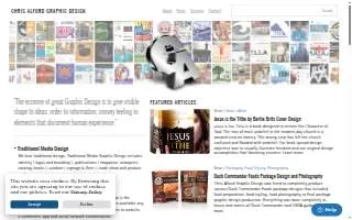Chris Alford Graphic Design website