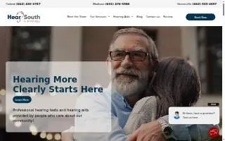 Hear South Audiology of Canton website