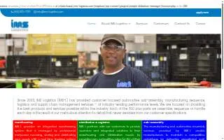 IMS Logistics website