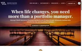 Mascagni Wealth Management of Canton website