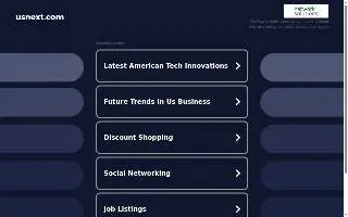 U.S.Next website