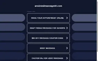 Anointed Hands Massage LLC website