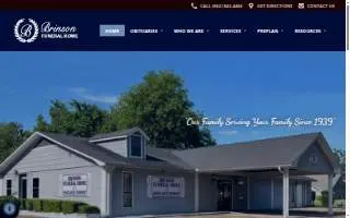 Brinson Funeral Home website