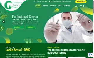 Cleveland Dental Clinic, Leslie Altus H DMD website