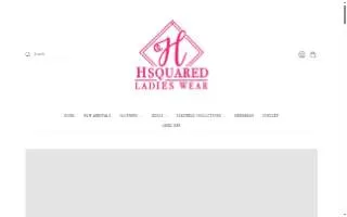H Squared Boutique website