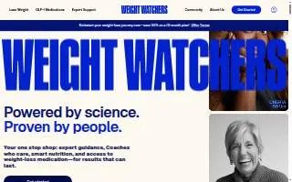 Weight Watchers of Cleveland website