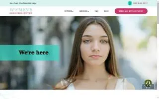 Women's Resource Center website