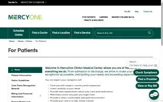 Clinton Medical Center website