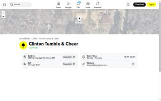 Clinton Tumble & Cheer