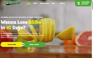 Dr. Juice Cleanse website