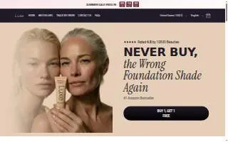 Luxe Day Spa website