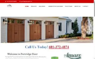 Partridge Door Company of Clinton website