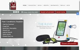 Premier Foot Clinic, PC of Clinton website