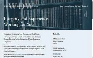 Wilbanks Dowd & Watson website