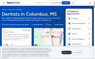 Aspen Dental - Columbus website