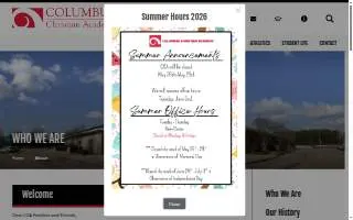 Columbus Christian School website