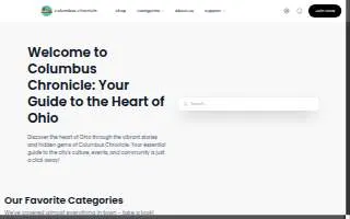 Columbus Club website