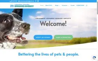 Columbus-Lowndes Humane Society website
