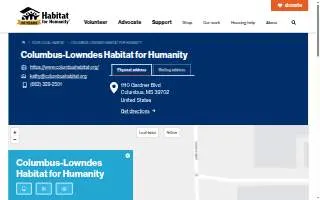 Habitat For Humanity website
