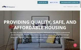 CMS Management website