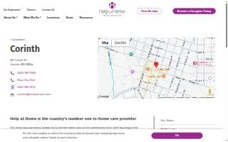 Help at Home of Corinth website