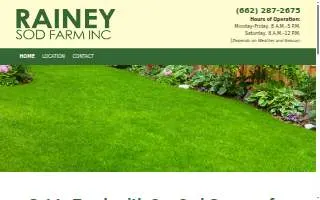 Rainey Sod Farm Inc website