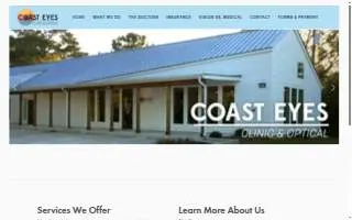 Coast Eyes Clinic & Optical of D'Iberville website