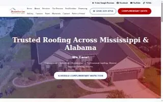 Durden Roof Care of D'Iberville website
