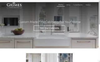 Grimes Cabinets & Tops Inc website