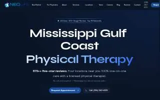 NeoLife Physical Therapy and Wellness website