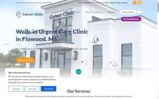 Corner Clinic of Flowood website