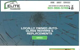Elite Auto Glass of Flowood website