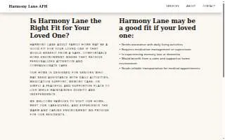 Harmony Medical Clinic website