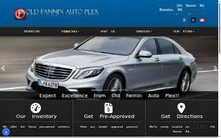 Old Fannin Auto Plex website