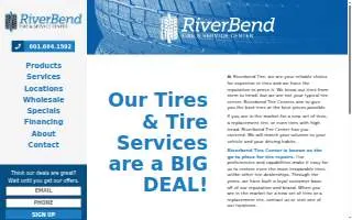 Riverbend Tire Center website