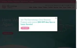 The Dermatology Clinic of Gautier website